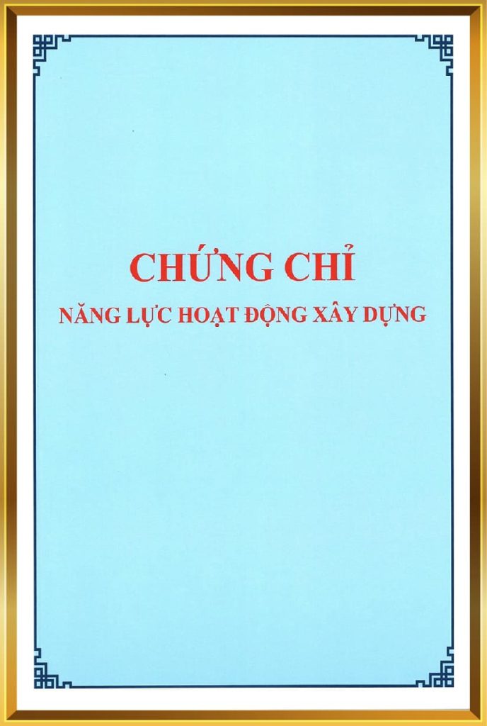 chứng chỉ 39